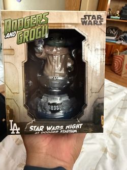 Dodgers Grogu Bobblehead