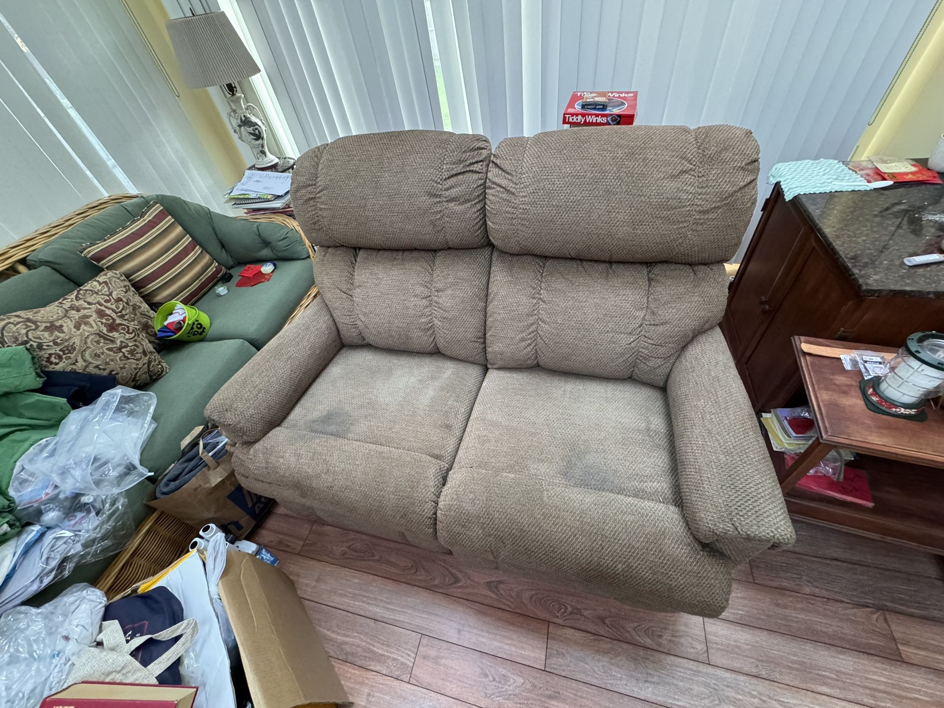 Very Comfortable Reclinable Love Seat