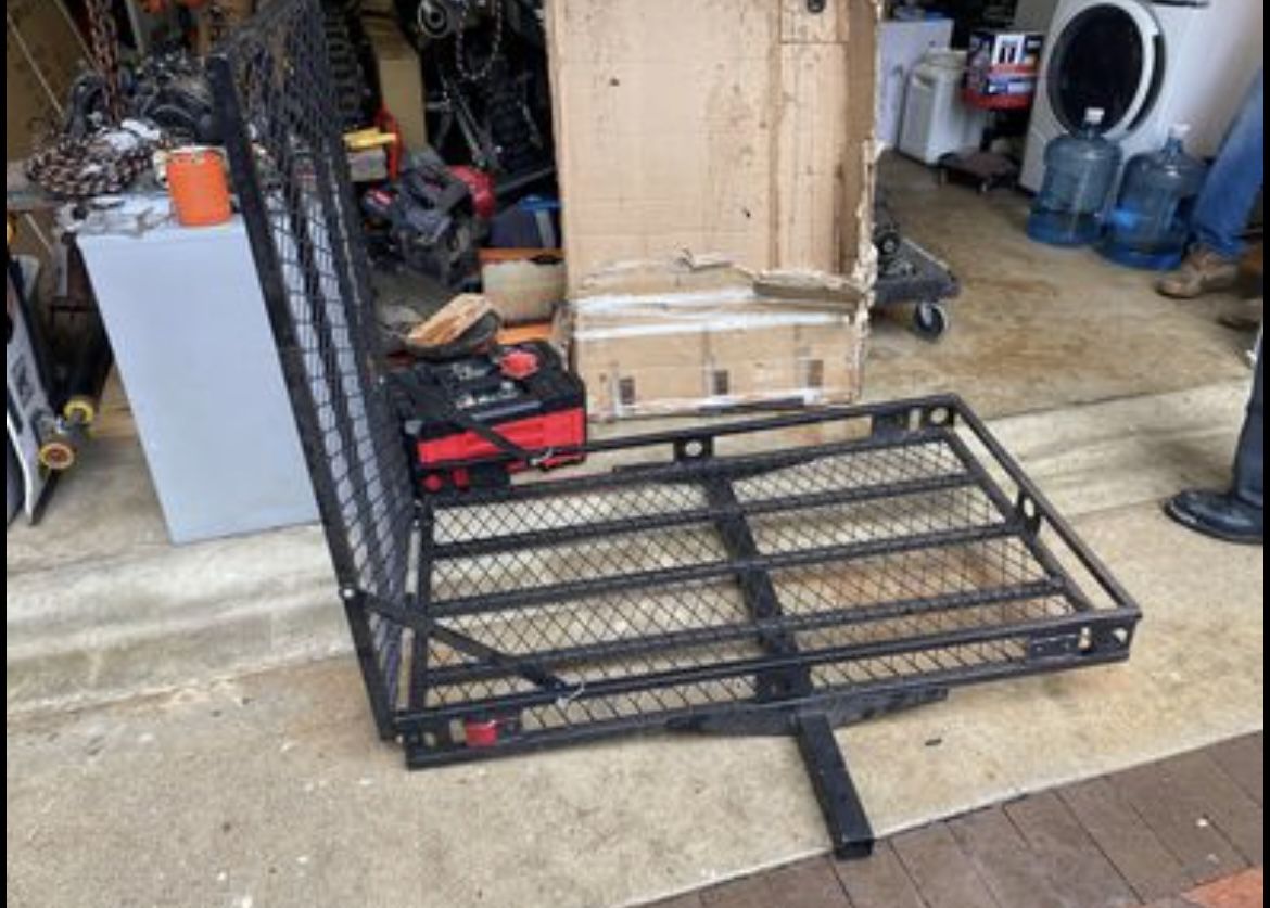 Lawn Mower Holder For Tow Hitch