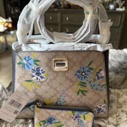 Kate Spade Shoulder Bag And Matching Wallet New With Tags