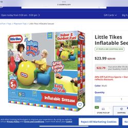 Inflatable Seesaw