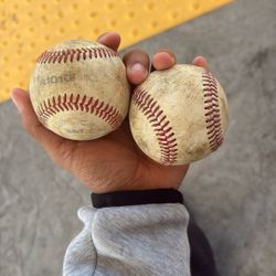 2 Baseballs Great Condition!!!