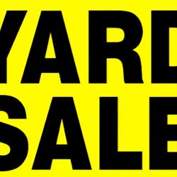 YARD SALE!  SAT, 4/25  8AM -NOON
