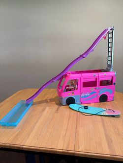 Barbie Doll Dream Camper Van with Surfboard