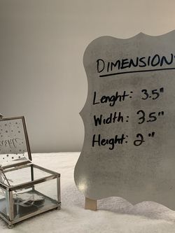 Crystal jewelry mini box