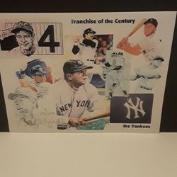 New York Yankees franchise of the century print
