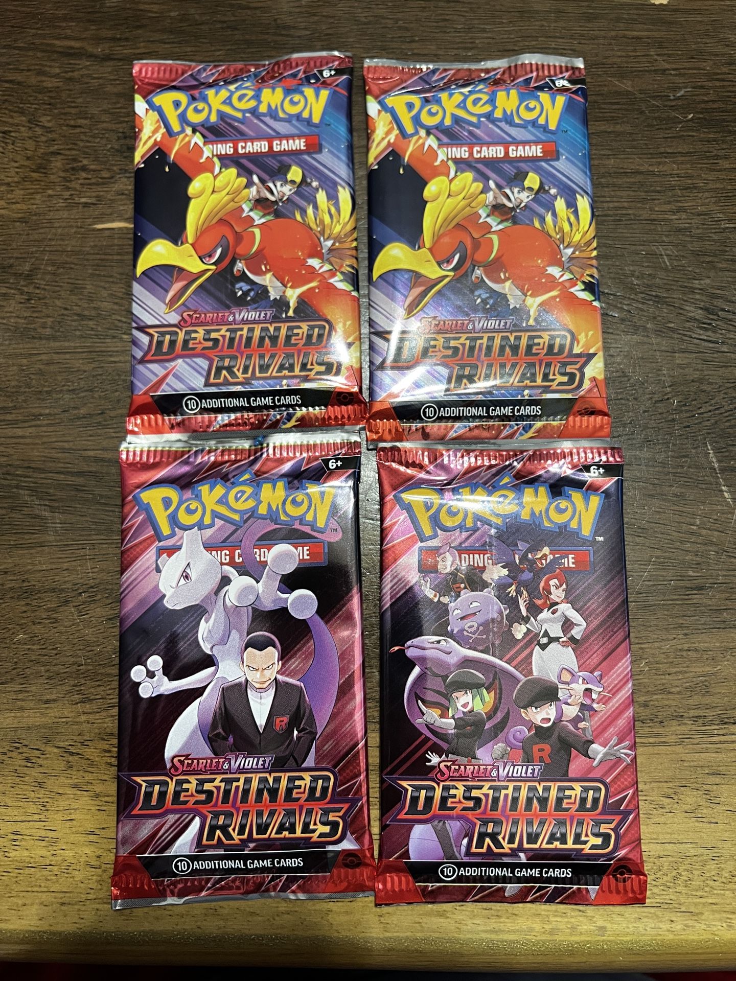 Pokemon Destined Rivals Booster Packs