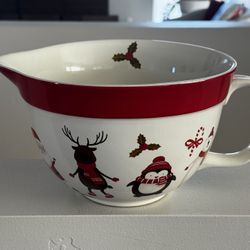 Christmas Mixing Batter Bowl