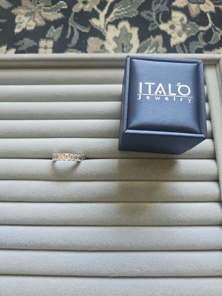 ITALO Zircona WEDDiNG BAND RING