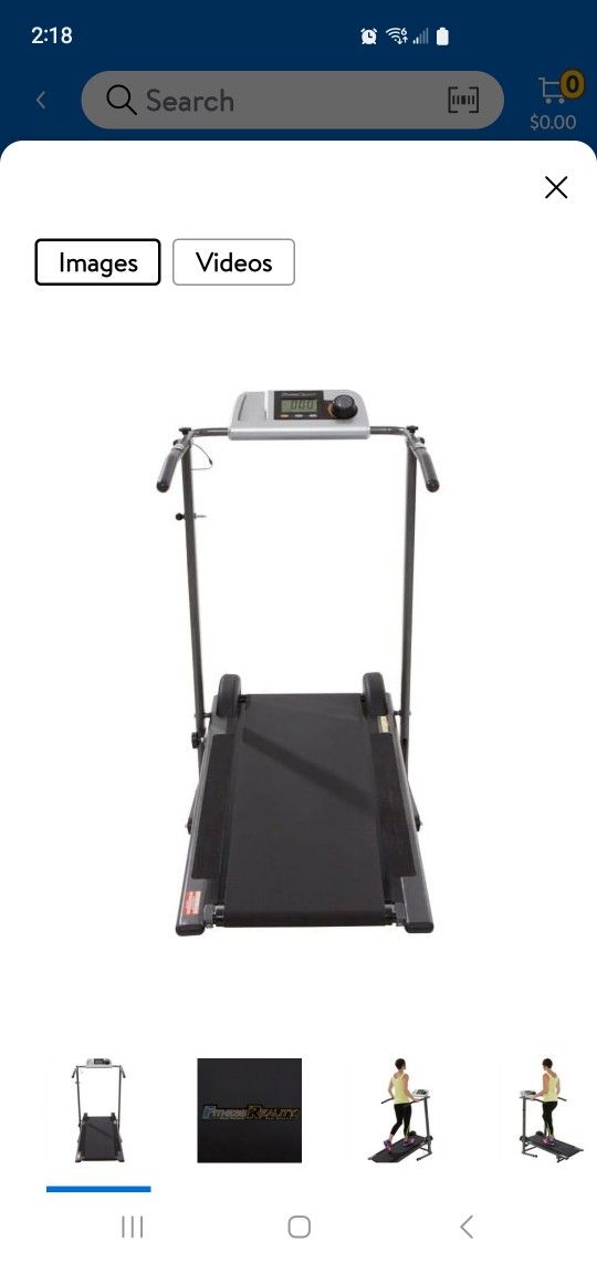 TR3000 Manual Foldable Treadmill