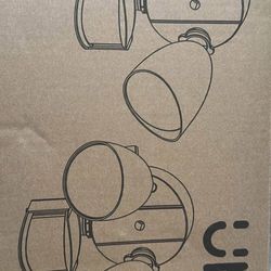LED Dual-Head Floodlight Outdoor, Full Metal Design