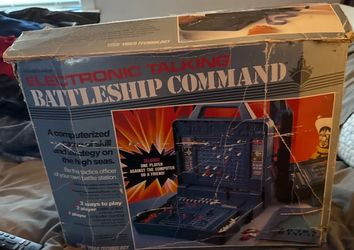 Battleship Command Game Vtech Electronic Talking Vintage 1988 Boxed