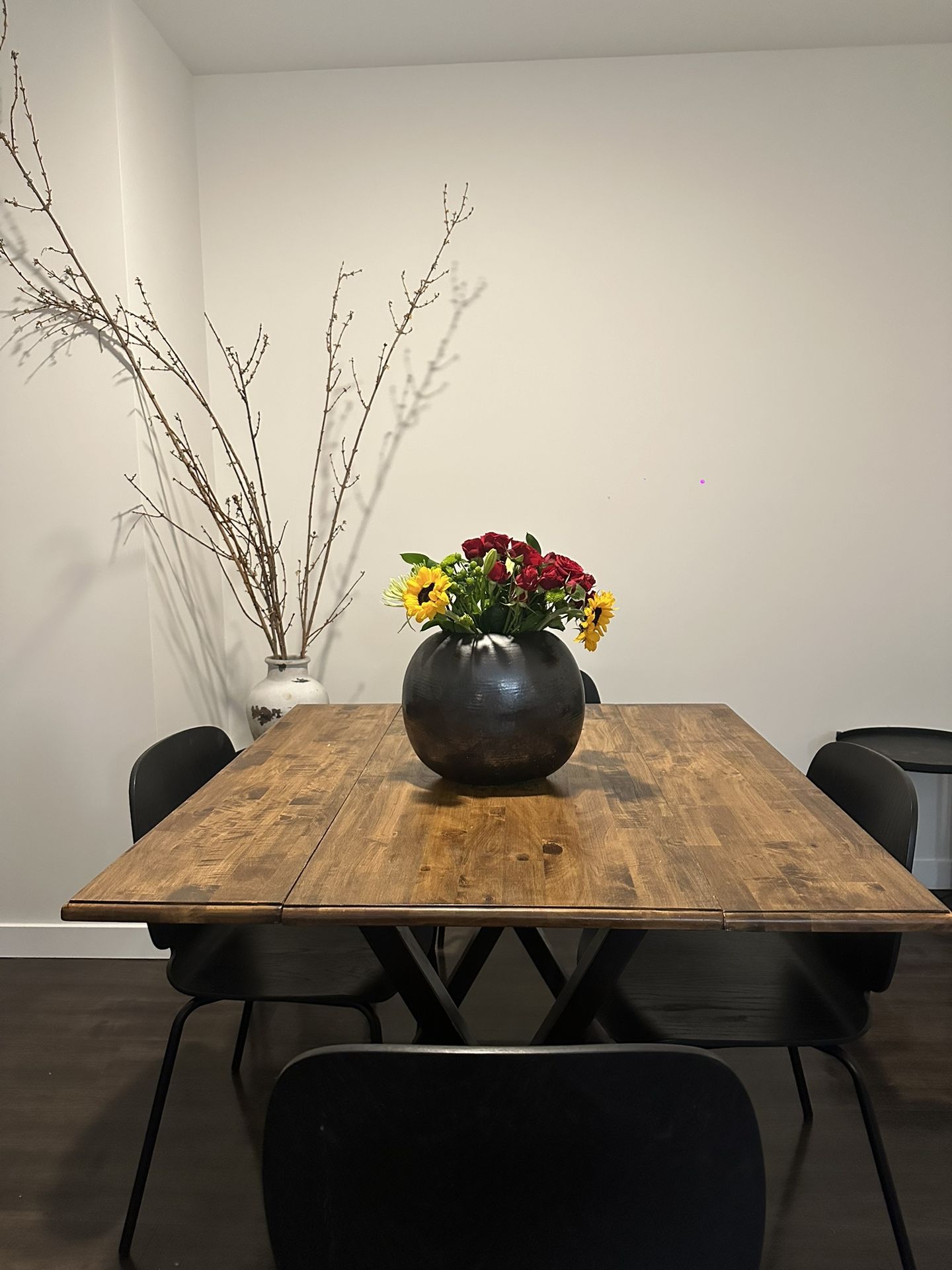 Wooden Dining Table W/ Chairs