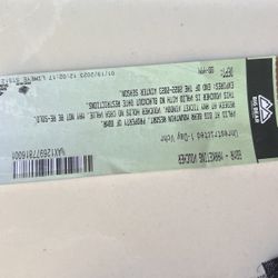 Big Bear Ski/ Snowboard Ticket
