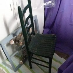 LADDER-Back Chair..mid century