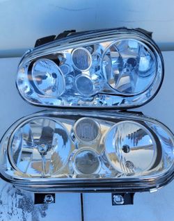 99-06 Volkswagen Golf Cabrio Headlights Luces Micas Calaveras Faros Faroles Focos Headlamps