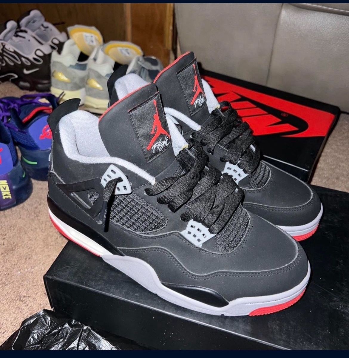 Jordan 4 Bred 2019 Size 9.5