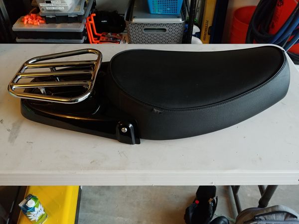 Triumph Bonneville Accessory Seat With Luggage Rack For Sale In