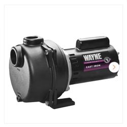 NEW IN BOX Wayne 2 HP Permanent Lawn Sprinkler Pump