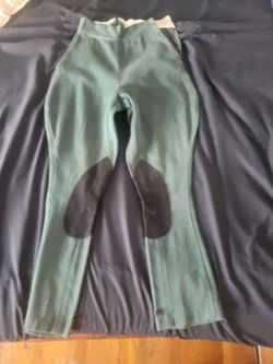 green equestrian sport/ceremony pants??