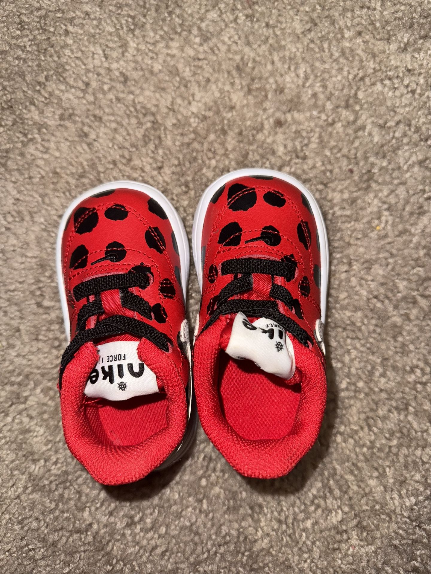 Baby lady bug nikes