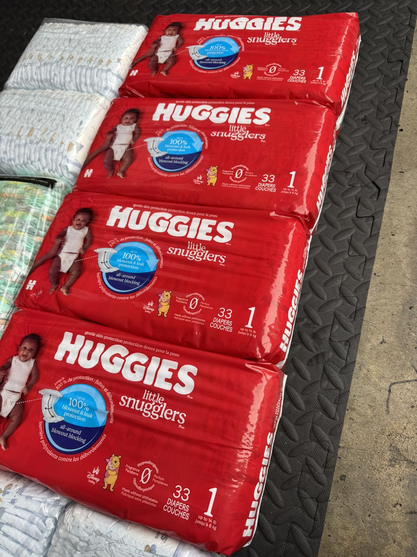 Size 1 Huggies diapers