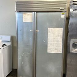 SUB ZERO 48”WIDE PANEL READY BUILT IN SIDE BY SIDE REFRIGERATOR 