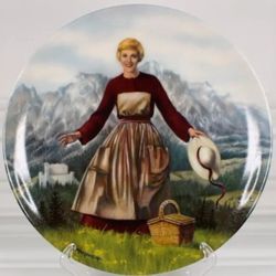 VINTAGE BRADFORD EXCHANGE "THE SOUND OF MUSIC" COLLECTORS PLATE #1 SERIES W COA 