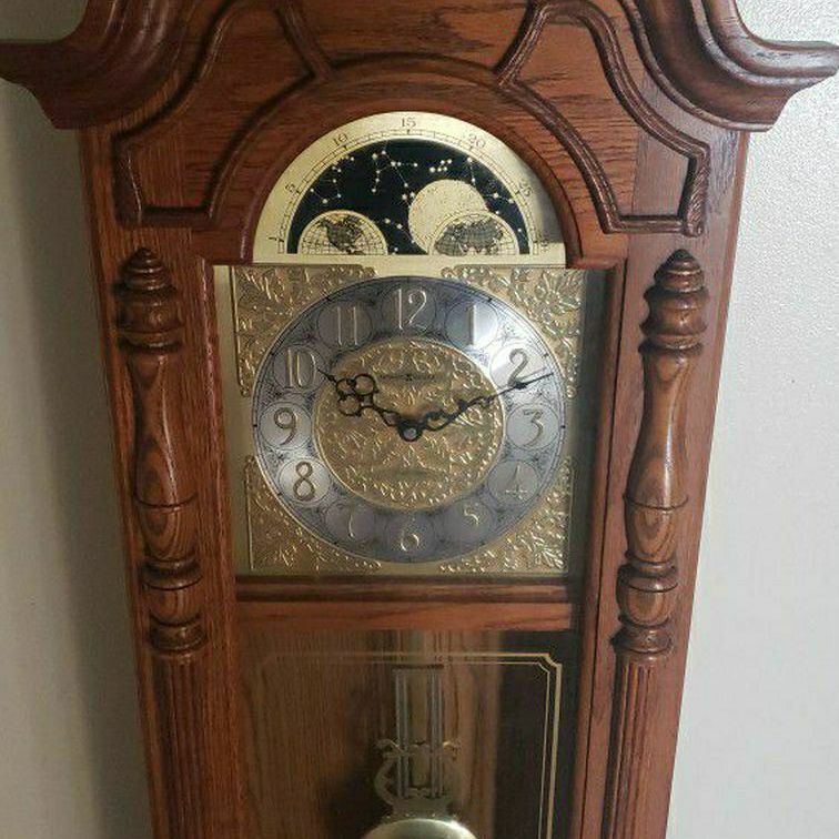 Howard Miller 620-184 Dual Chime Grandfather Clock Wall Cabinet Style