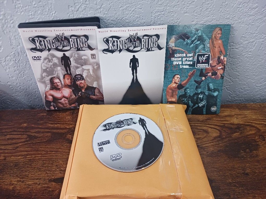 WWE King of the Ring 2002 (DVD, 2002) ● Full Event ● Used ● Mint Condition Disc ● No Scratches ● Collectible.