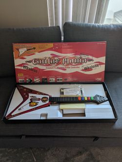 Ps2 AntCommandos TAC Flying V Wireles Guitar Hero Controller (No Dongle)