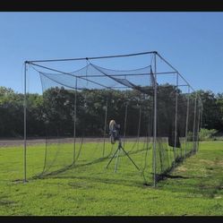 Baseball Batting Range Baseball Batting Cage Frame Only No Nets 
