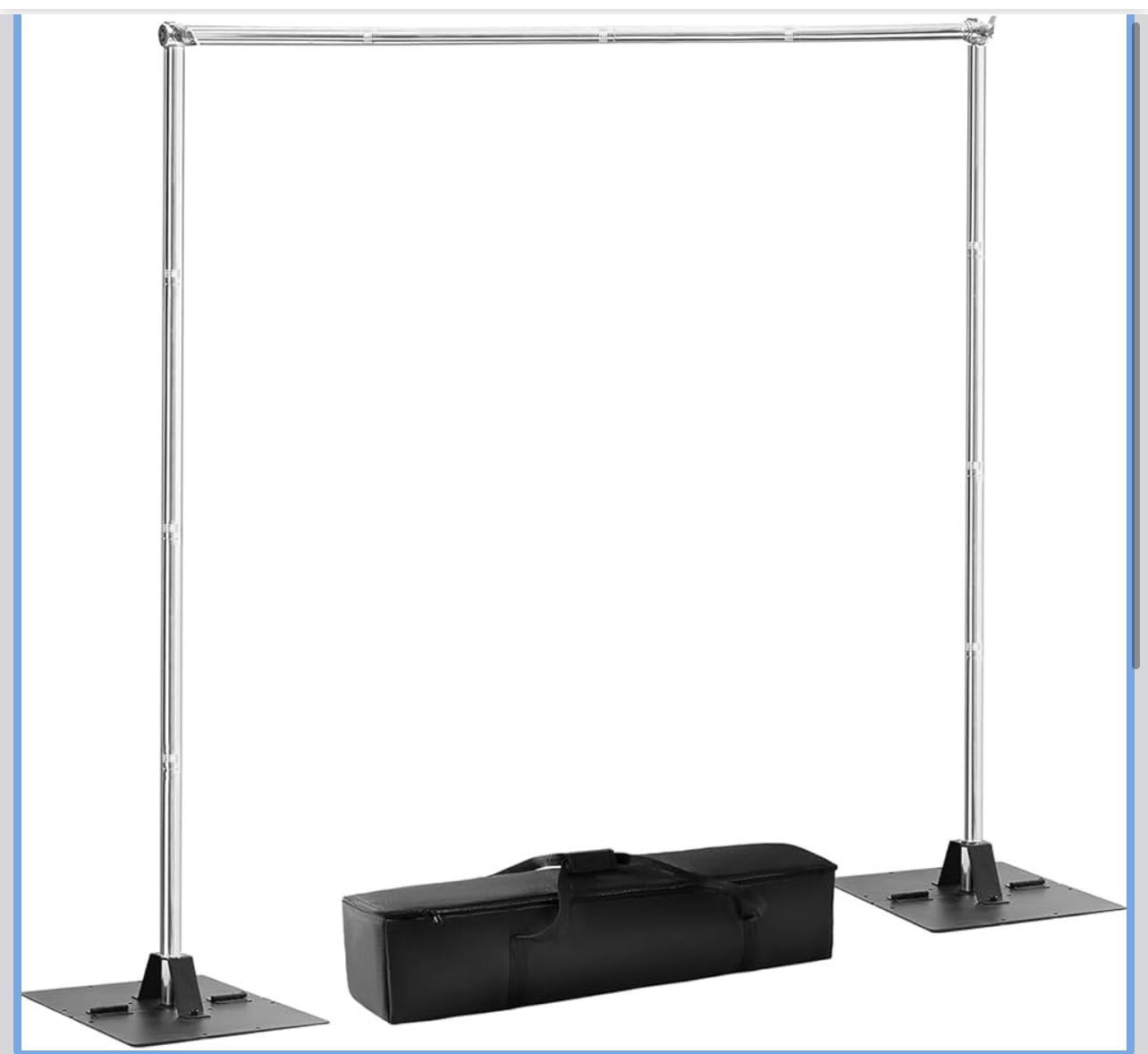  Backdrop 10 x 10 ft Height/Width Adjustable 