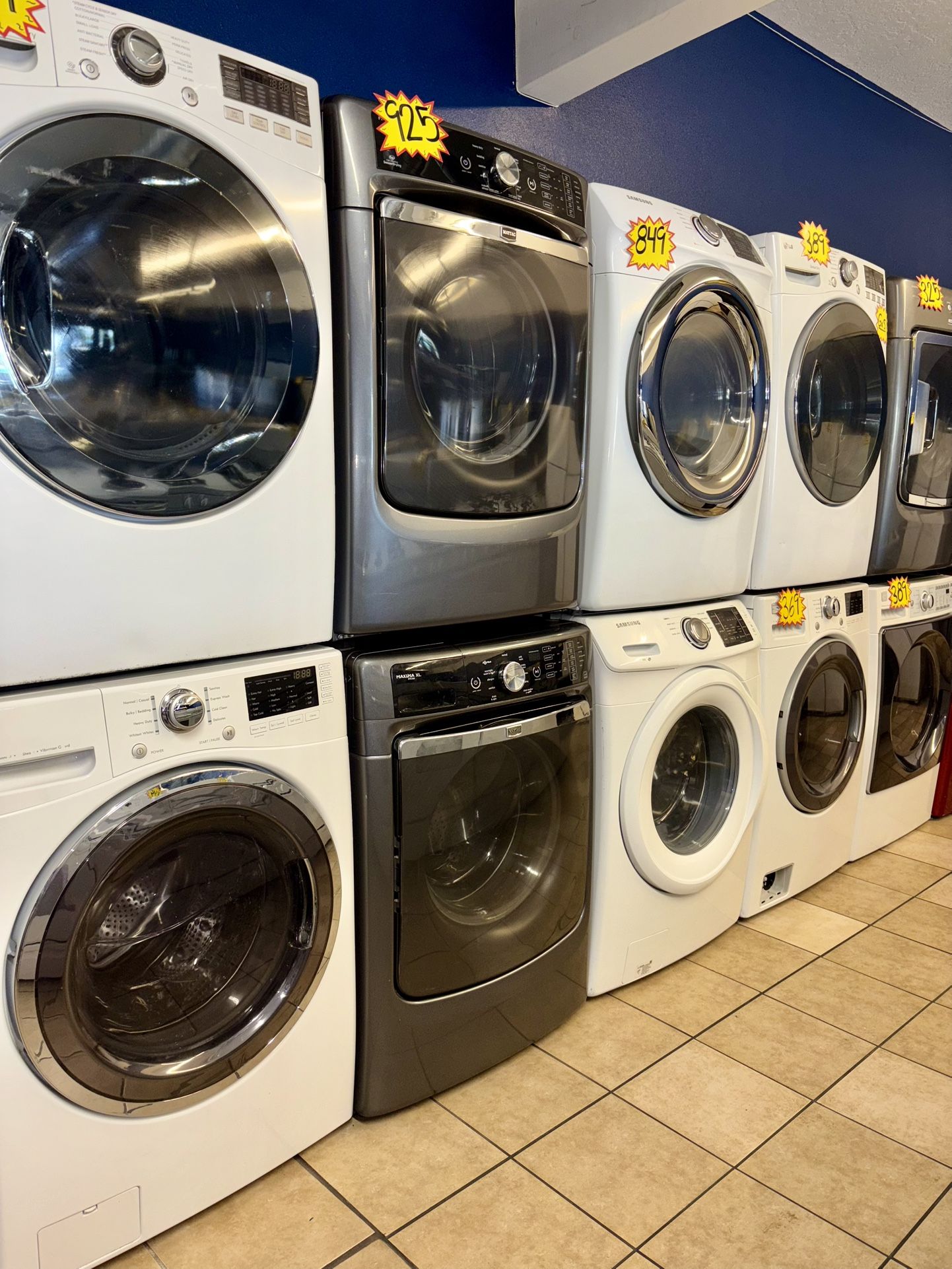 Maytag Front Loading Stainless Steel Washer & Dryer Set
