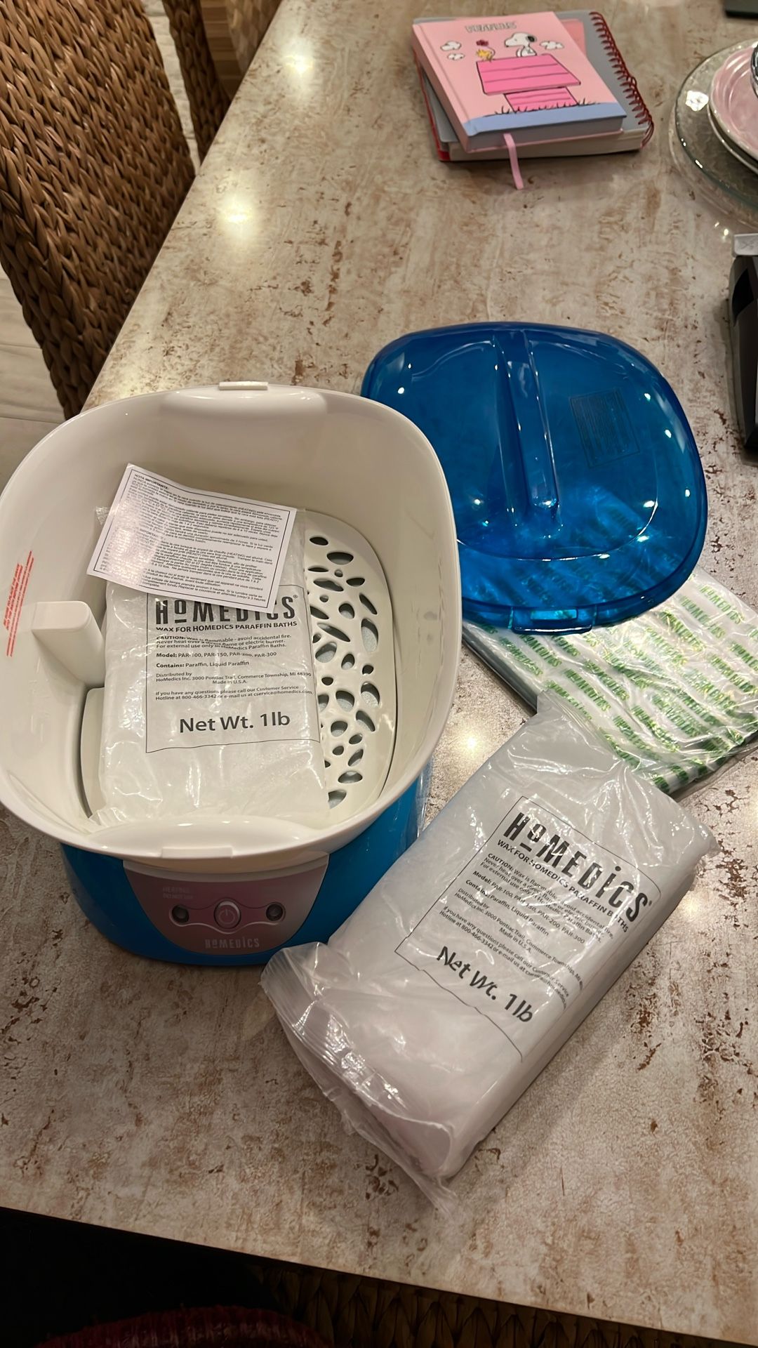 Homedics ParaPlus Paraphine Bath Wax For Hands