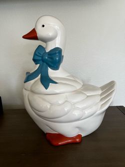 Vintage mother goose cookie jar