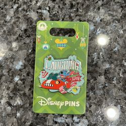  Disney Parks Stitch “Laughing All The Way” Holiday Christmas pin.  Brand new on original card. 