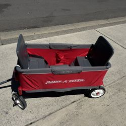 Radio Flyer Folding wagon With Seats and Canopy