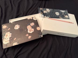 MacBook Air Floral Hard Shell Case with Keyboard Cover