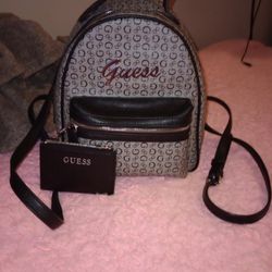 Guess Backpack Purse 