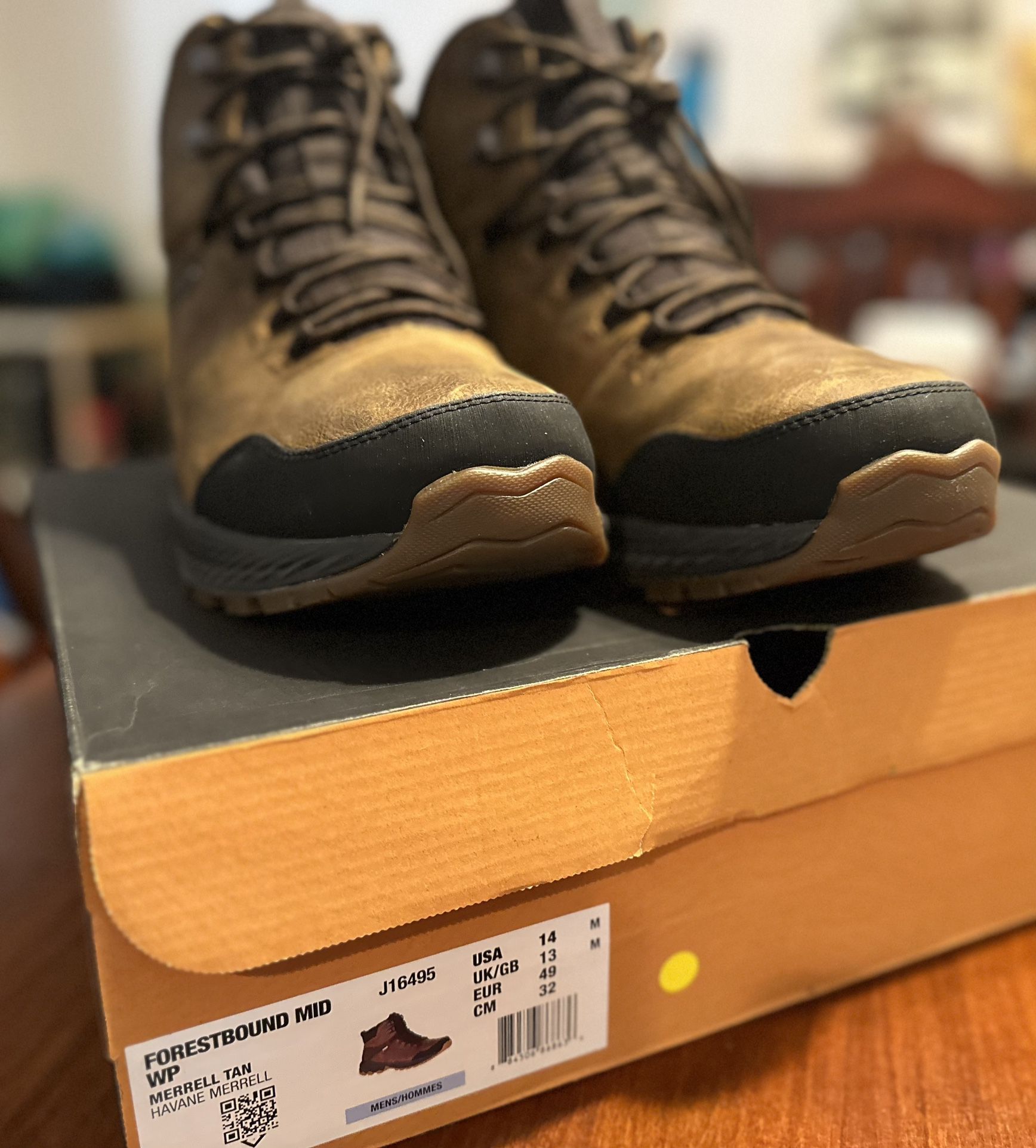 New- Merrell Forestbound Mid WP Waterproof Boots J16495 Men's Size 14 for Sale in Philadelphia, PA OfferUp