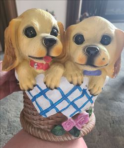 ADORABLE Doggie planter