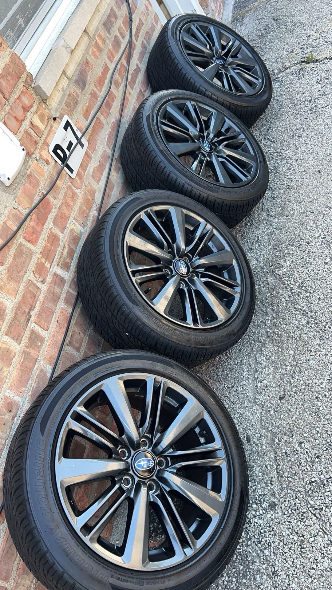 ☑️ 2015-2021 Subaru WRX 17" FACTORY OEM WHEELS RIMS Set of 4 W/ Tires