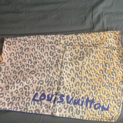 Louis Vuitton x Stephen Sprouse Leopard Print shawl