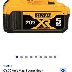 DeWalt 5ah Battery And Charger