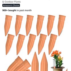 Brand: Lsed 4.4 4.4 out of 5 stars (94) 16 Pack Terracotta Plant Waterers - Self Watering Spikes and Watering Stakes for Automatic Watering, Slow Rele