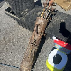 Old Wooden Golf Clubs