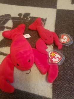 Ty 1993 pincher beanie babie and tiny beanie