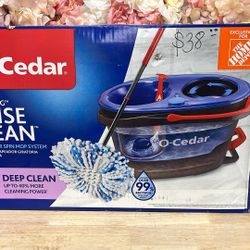 O-Cedar RinseClean Deep Clean Microfiber Spin Mop, Clean with Clean Water (The Home Depot Exclusive)