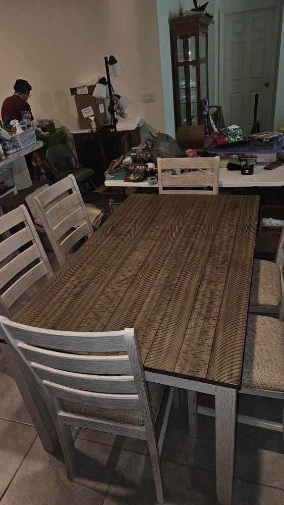 Ashley Dining Table and 6 chairs
